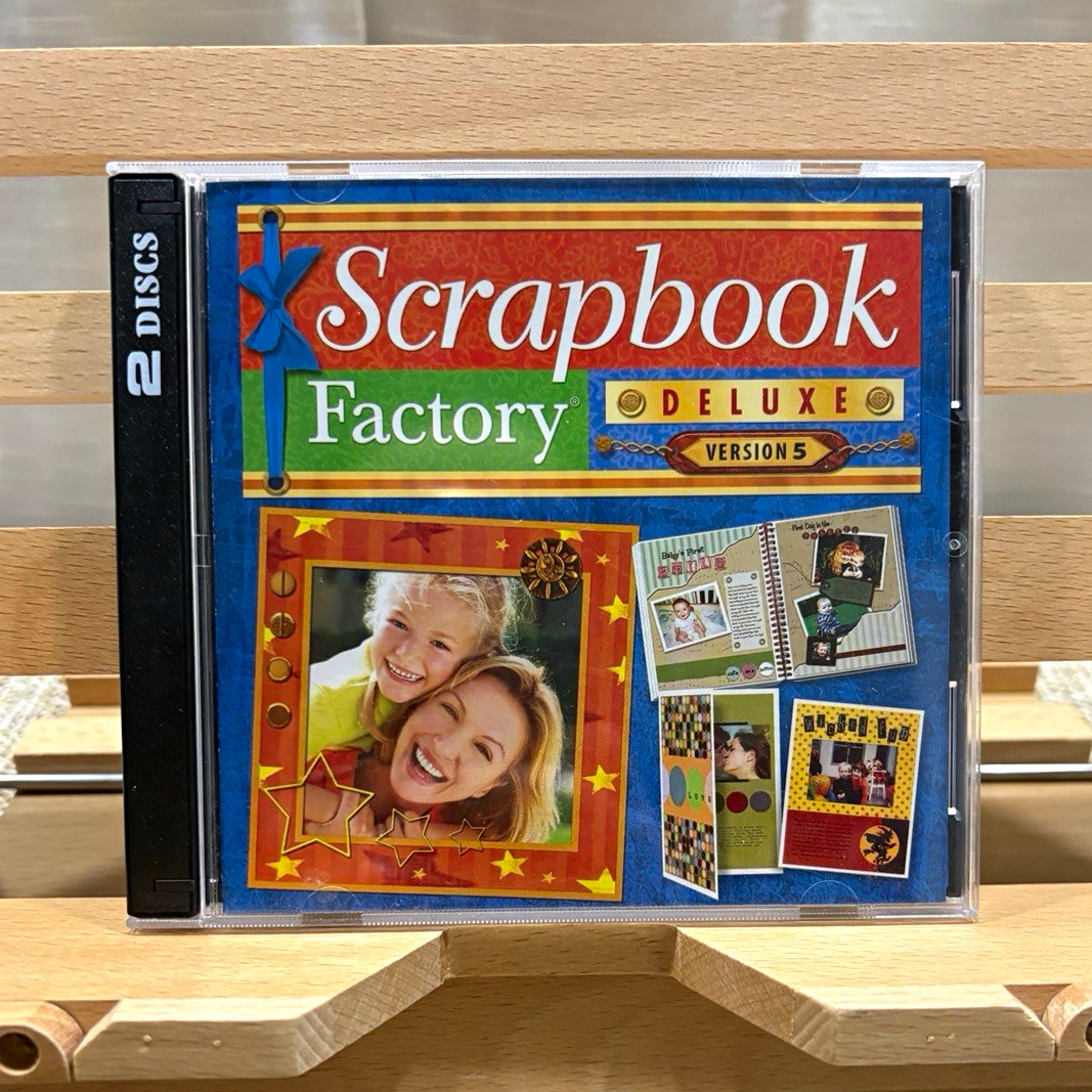 NOVA Development Scrapbook Factory Deluxe v5 DVD Software 2-Disc Windows XP/7