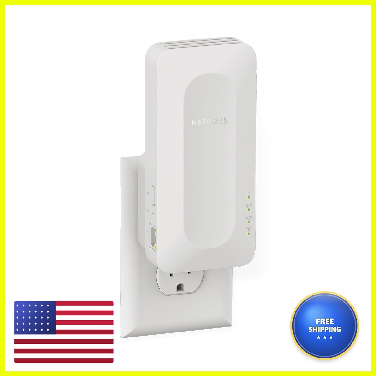 NETGEAR EAX11 WiFi 6 Mesh Range Extender 1,200 sq ft 15 Devices AX1400 WPA3