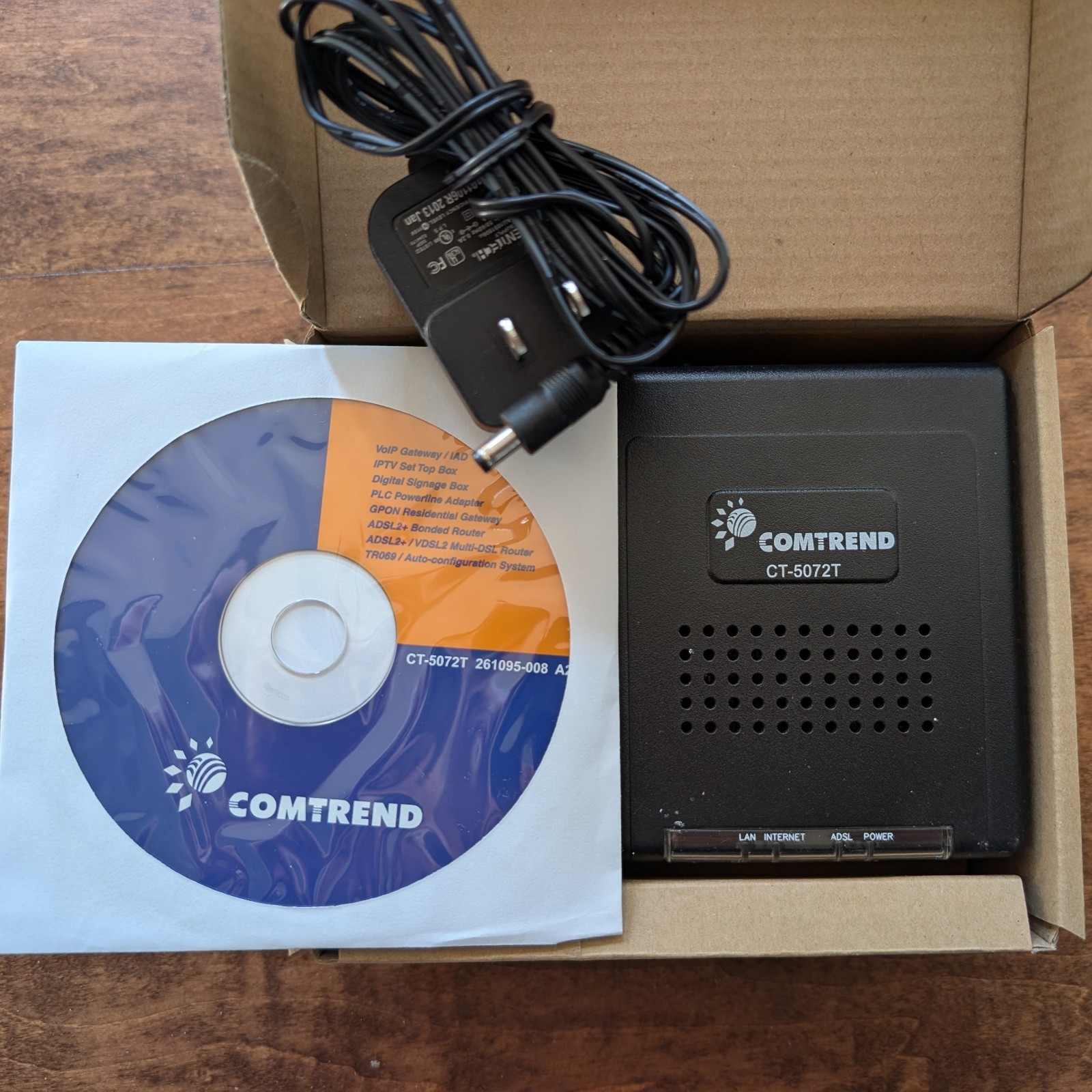 Comtrend CT-5072T ADSL2+ Modem with Power Supply - DSL Router
