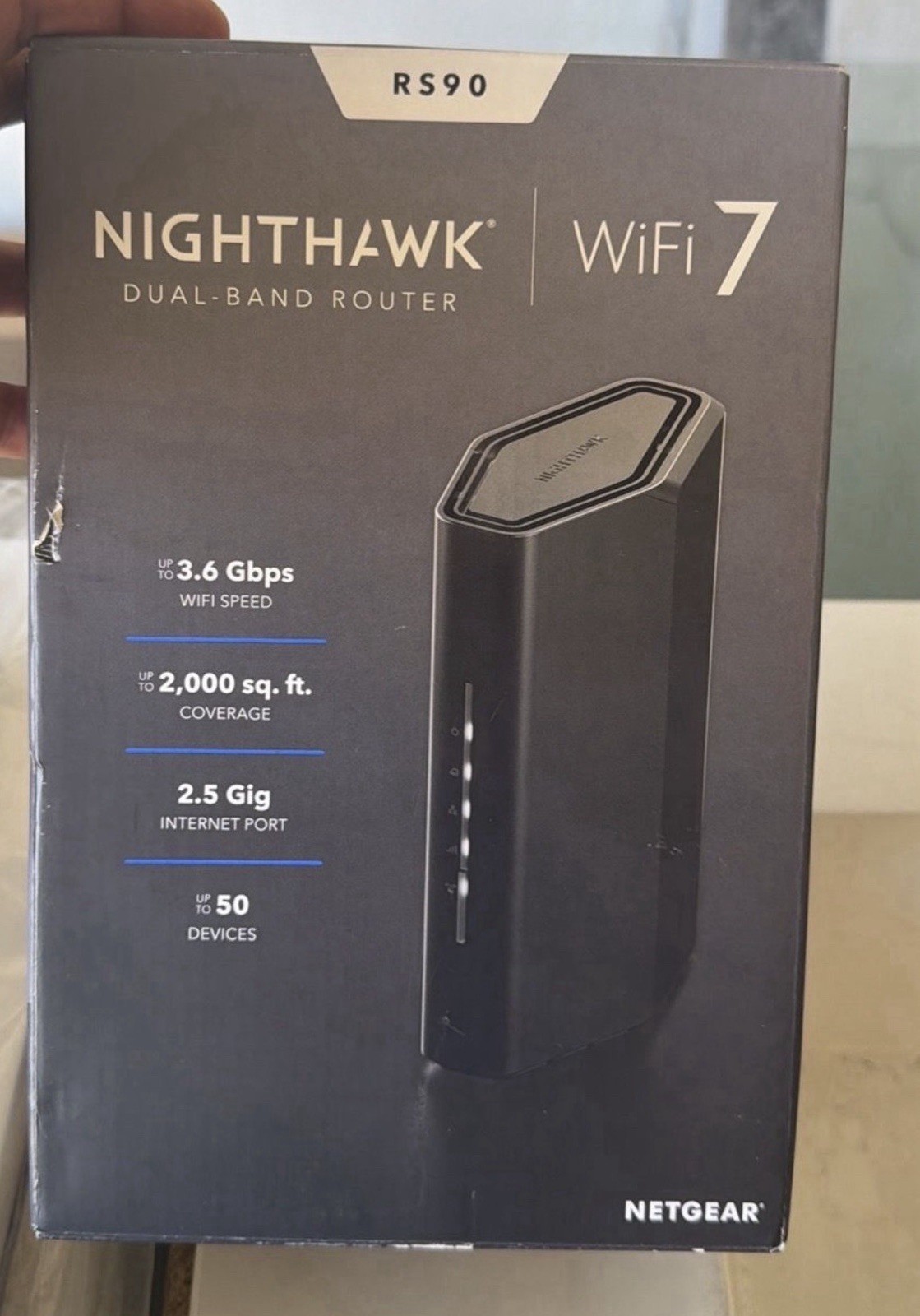 NETGEAR NIGHTHAWK WiFi 7 RS90 Dual-Band Router