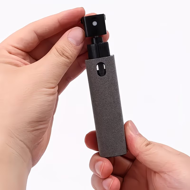 Touch screen atomizing cleaning spray.