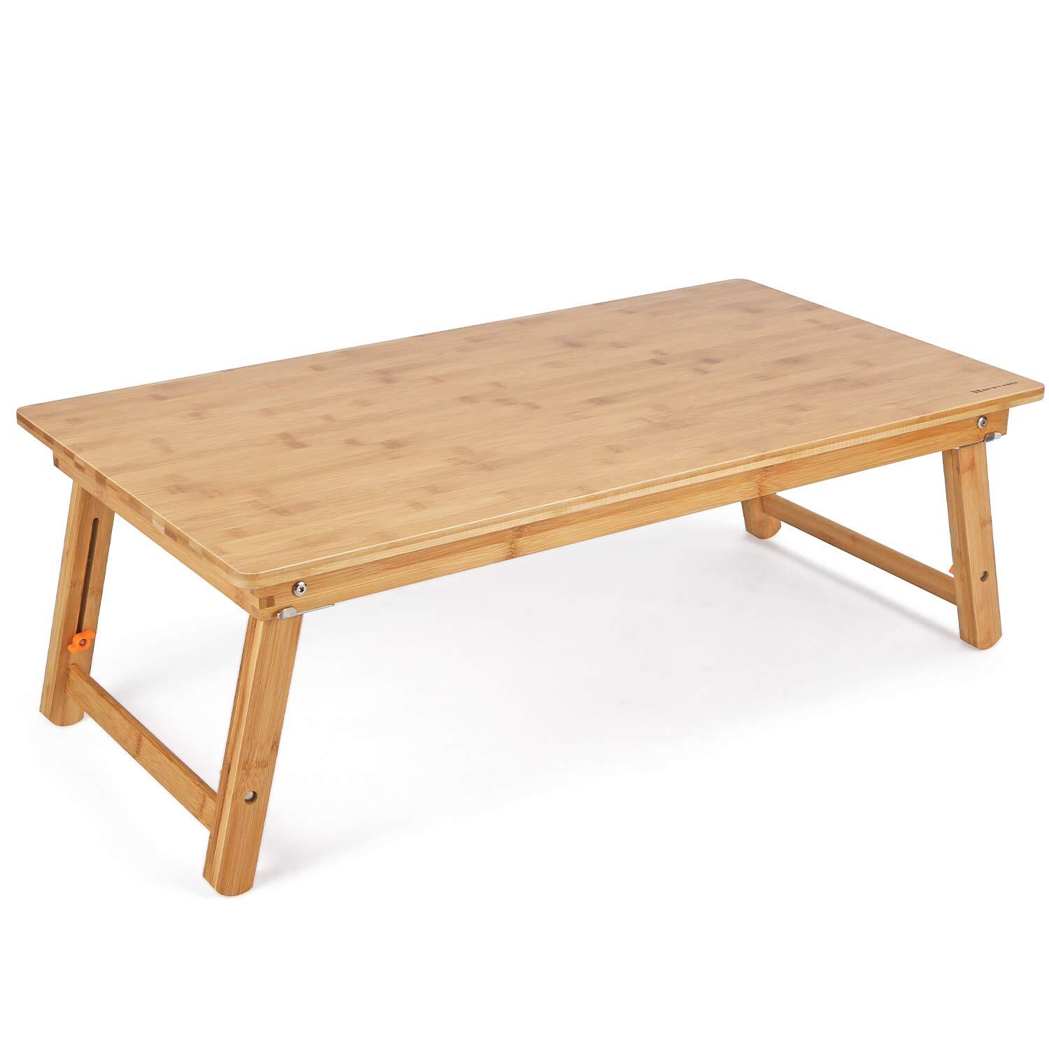 Large Size Floor Desk Floor Table Tray With Folding Legs Adjustable Low Coffee T