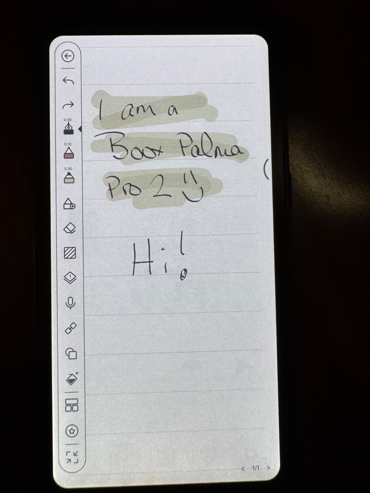 BOOX Palma2 Pro with InkSense Stylus - Very lightly used/in perfect condition