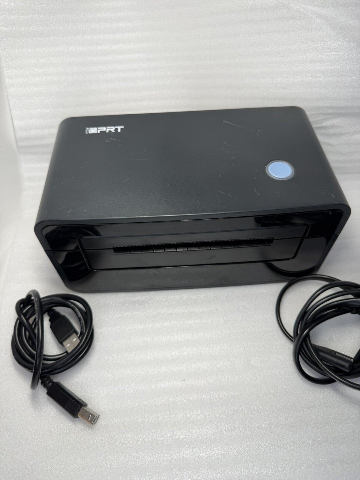 iDPRT SP410 Thermal Shipping Label Printer 4x6 USB Tested Working w/ Cables