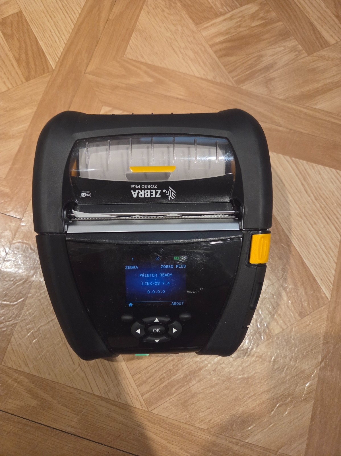Zebra ZQ630 Plus Mobile label Printer w battery bluetooth wifi usb portable