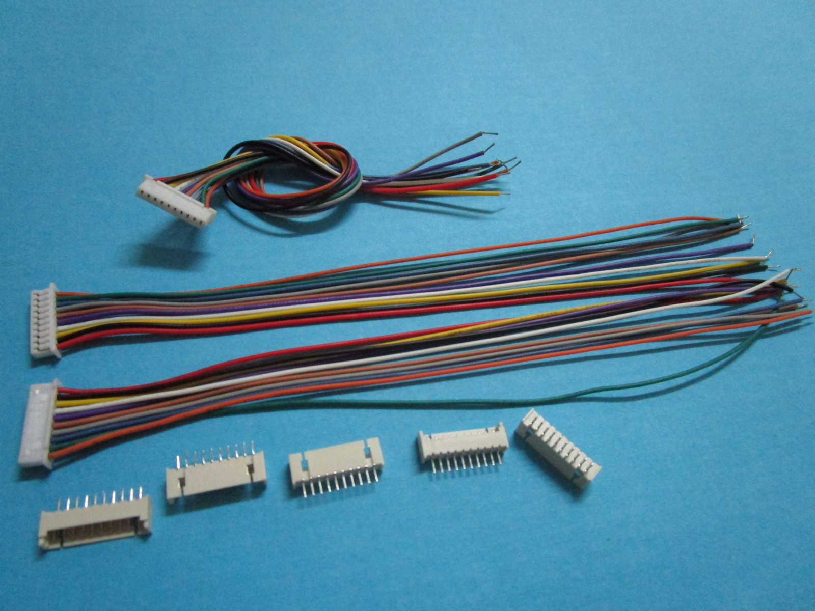 60 set 1.25mm 10Pin Male + Female Polarized Connector w/ 28AWG 150mm Leads Cable