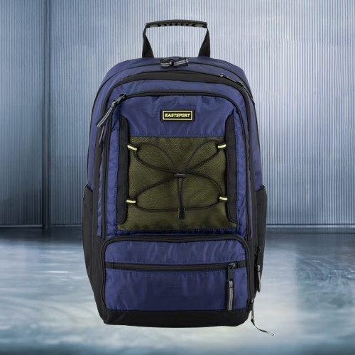 Eastsport Impact Expandable Recycled Backpack, Skipper Blue
