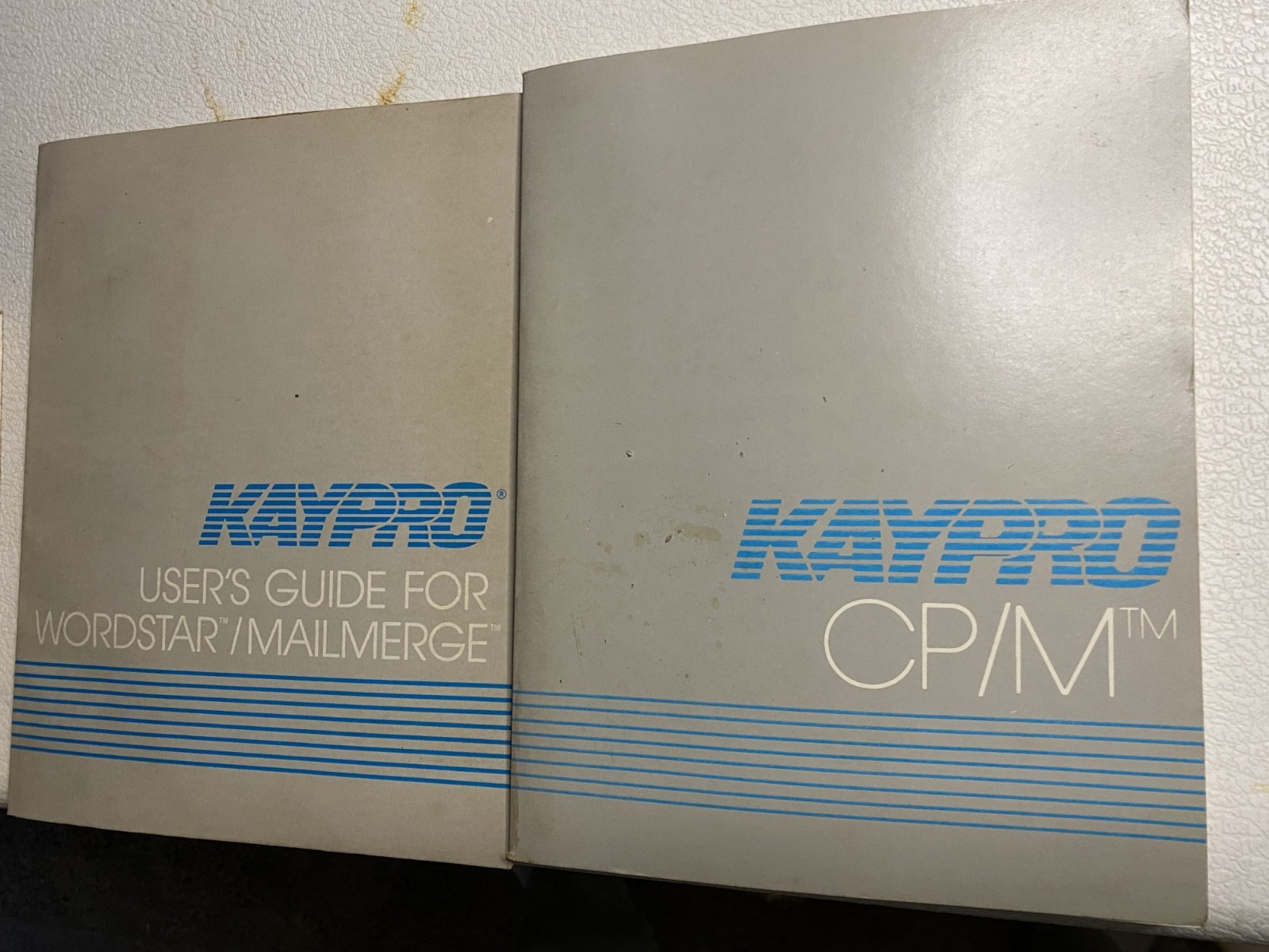 Vintage Kaypro WordStar MailMerge User Guide + CP/M Manuals Pair No Disks
