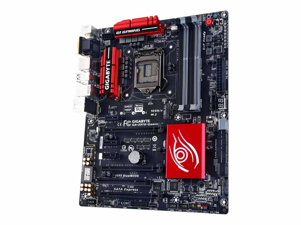 For GA Z97X-Gaming 7 motherboard LGA1150 4*DDR3 32G VGA+DVI+HDMI ATX tested oK