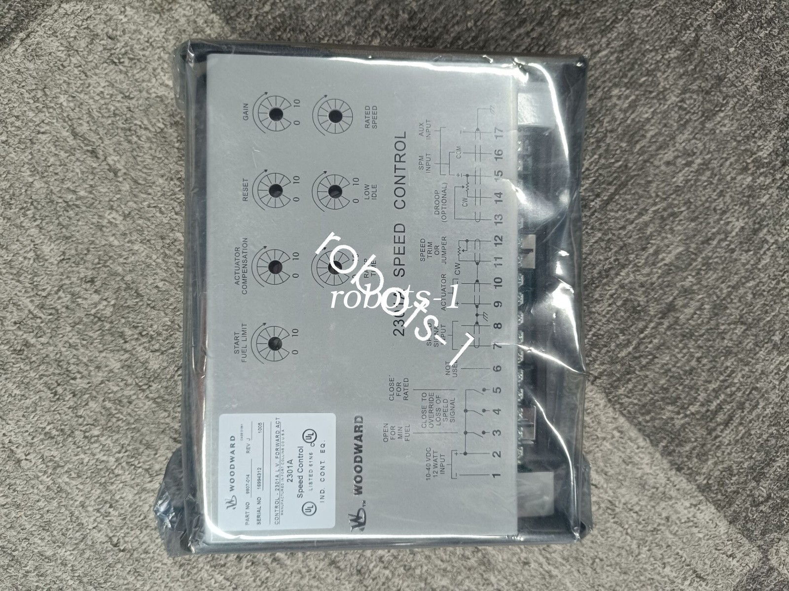 9907-014 2301A WOODWARD controller Brand New FedEx or DHL
