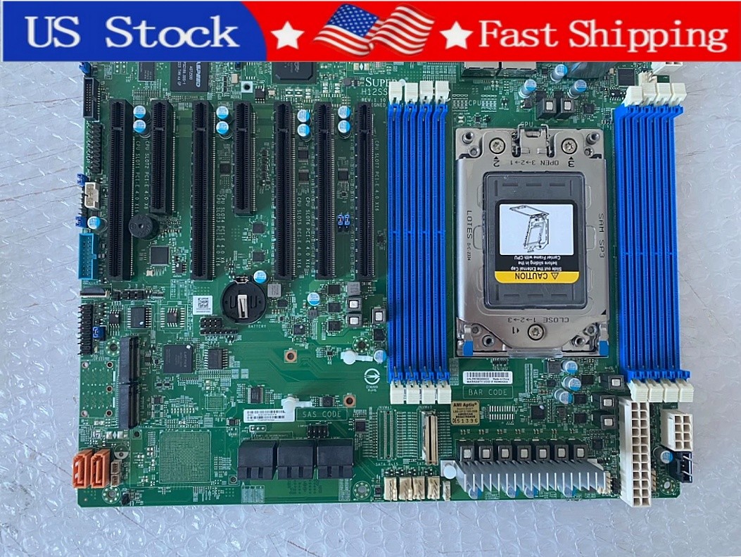 New Supermicro H12SSL-i REV1.10 Server Motherboard For AMD EPYC 7002/7003 DDR4