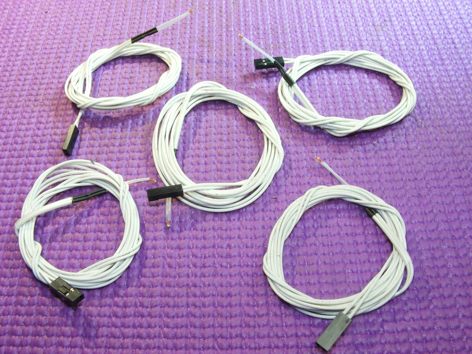 x5 THERMISTOR 100K 1% TEMPERATURE SENSOR 1M DUPONT CONNECTOR 3D PRINTER NTC 3950