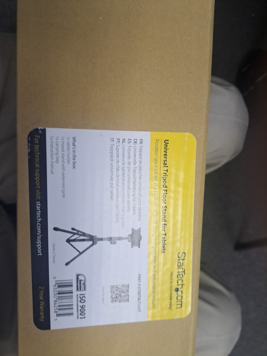 StarTech Tripod Floor Stand for Tablets