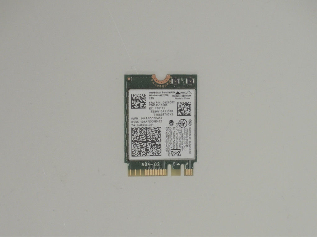  INTEL DUAL BAND WIRELESS-AC 7260AC 04X6082 04X6007 04W3806 for Lenovo Thinkpad