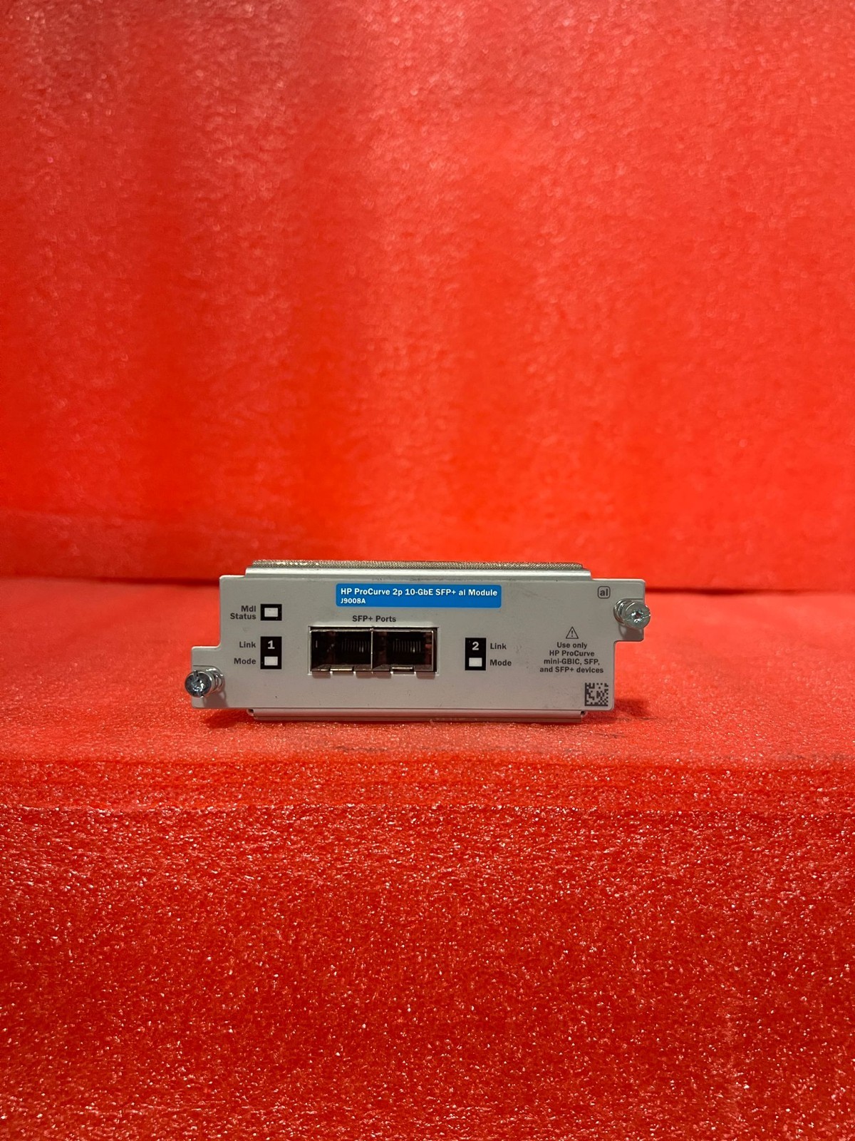 HP HPE J9008A 2-Port 10GbE SFP+ Expansion Module For 2910al Switch