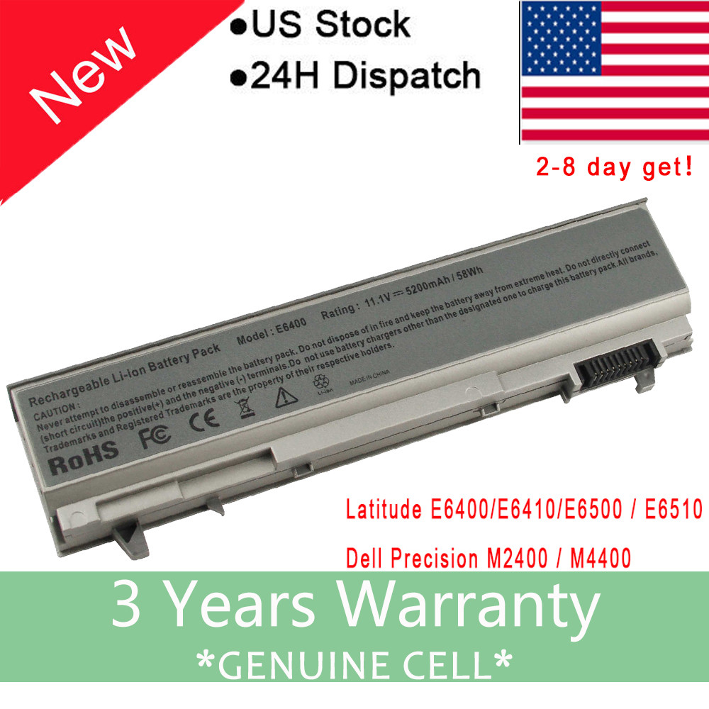 New Battery For DELL Latitude E6400 E6500 E6410 E6510 PT434 PT437 KY265 MP303