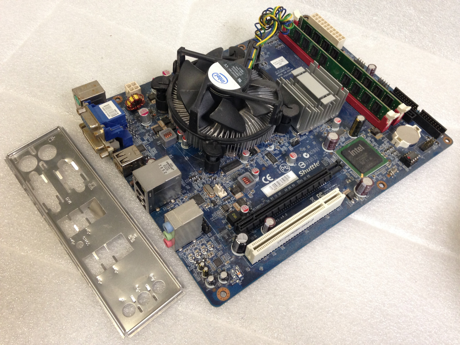 Shuttle 71R-FG4100-T840 Motherboard W/ 2.66GHz CPU, 4GB Memory and Fun