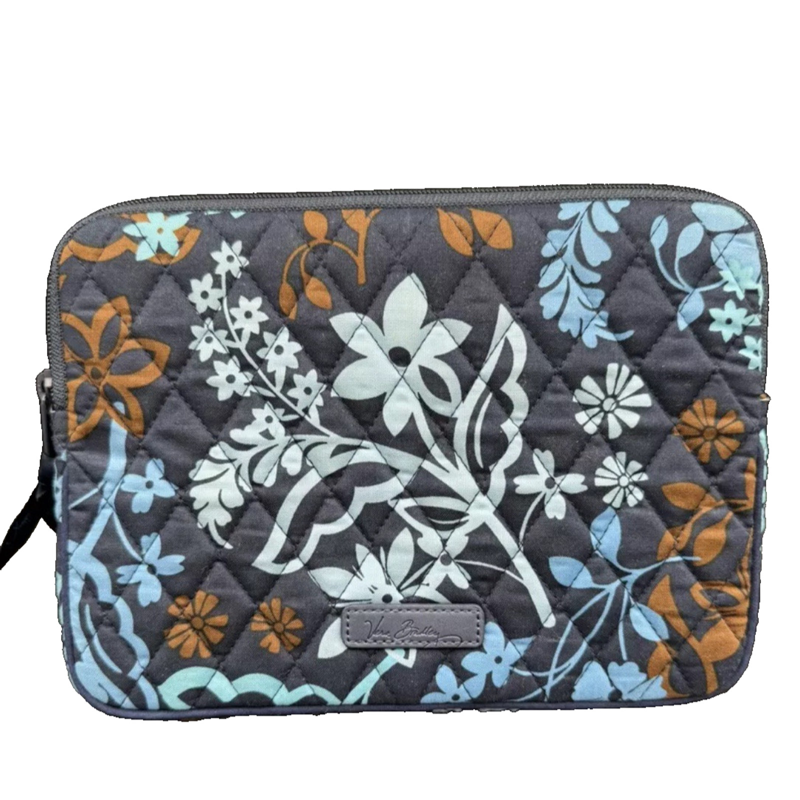 Vera Bradley Tablet iPad Kindle Padded Sleeve Java Floral Pattern 9"x6.5" EUC