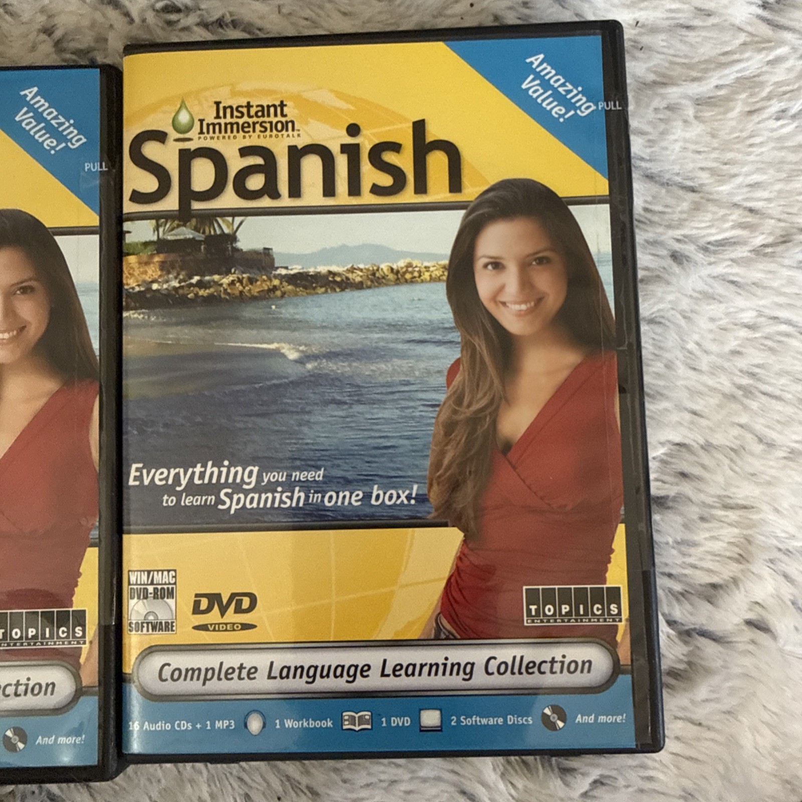 NIB Instant Immersion Spanish Levels I II III PC MacLanguage Course Sealed