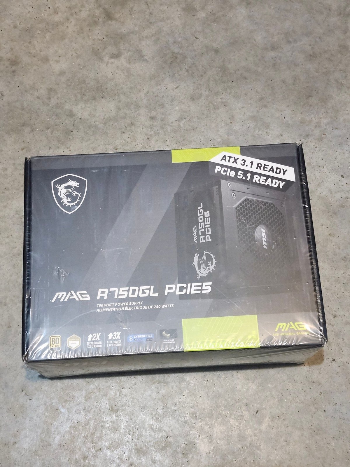 MSI MAG A750GL PCIE5 Power Supply