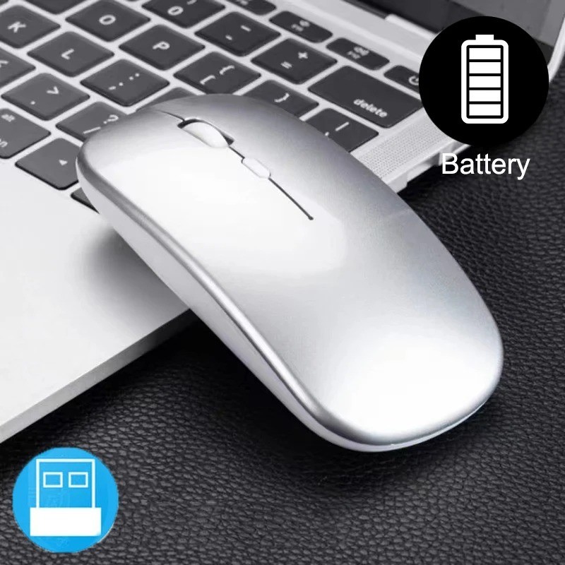 2.4GHz Optical Wireless Slim Mouse With Mini USB Receiver For Laptop PC 