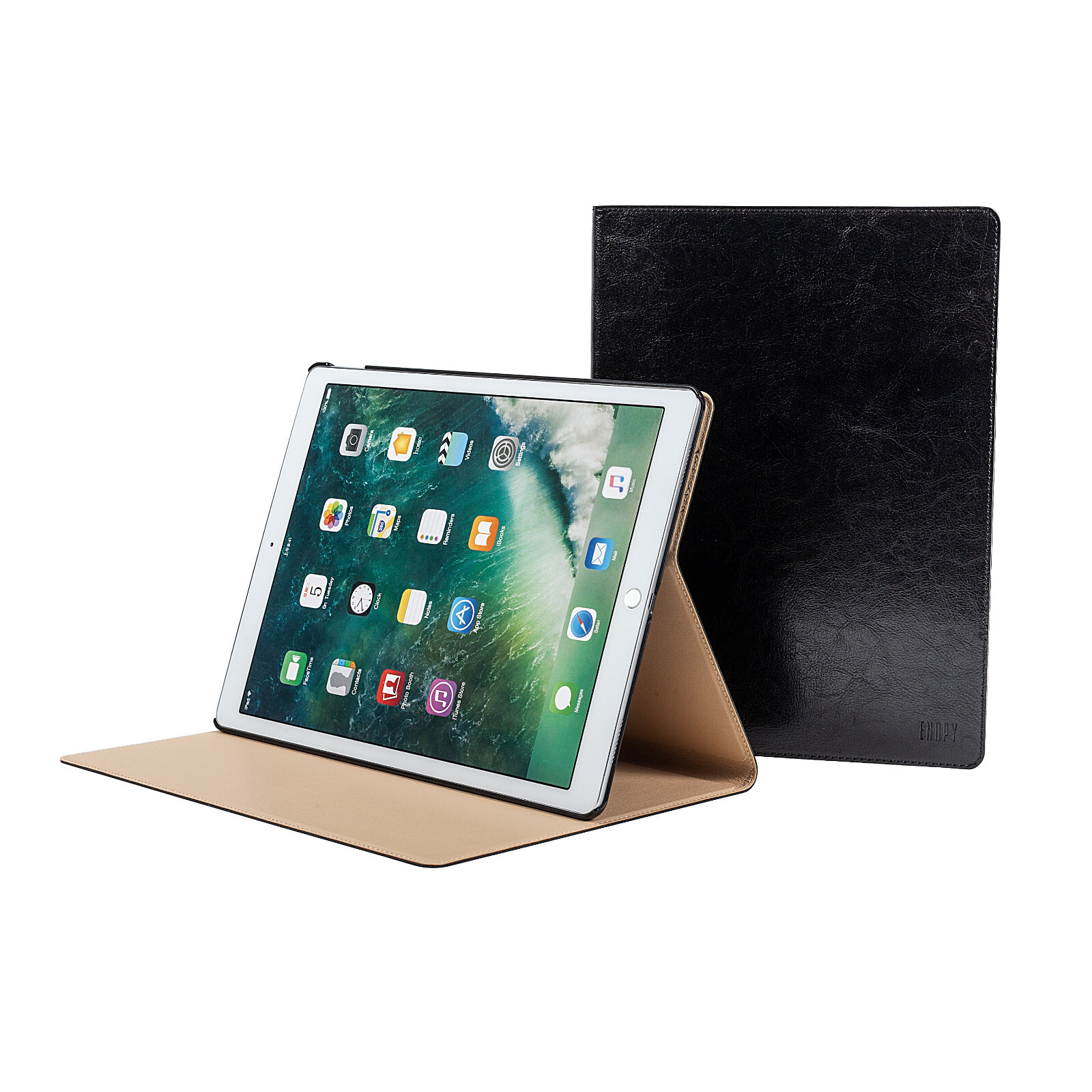 iPad Pro 12.9" Genuine Leather Case - For 1st/2nd Gen - Sleep/Wake