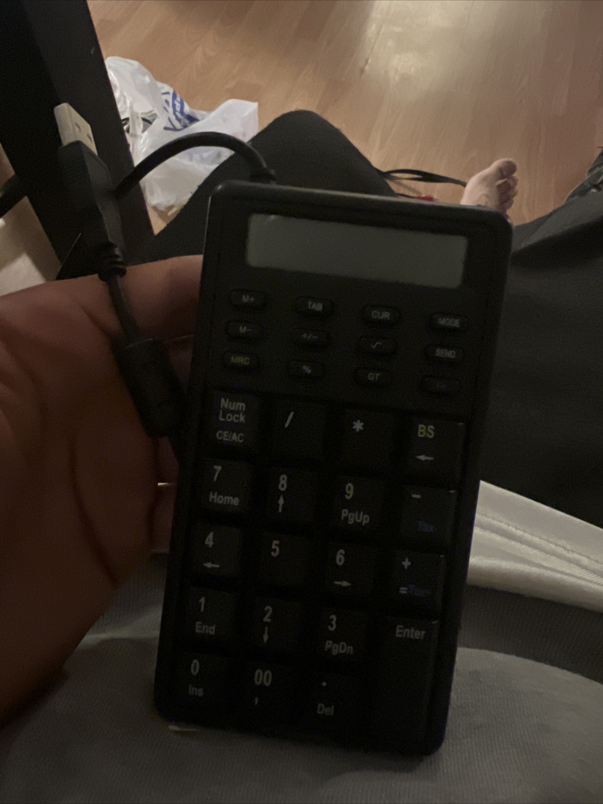 Kensington Laptop Keypad Calculator K72274 USB Wired Keyboard M01007