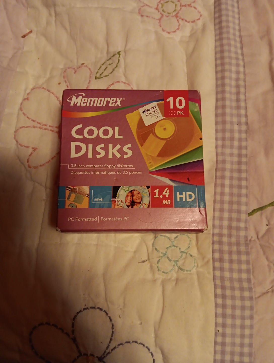 10 Pack Memorex 2HD 3.5" Computer Diskettes PC Format Cool Disks New Old Stock