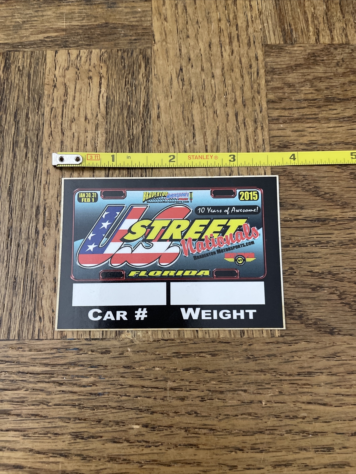 Laptop/Phone Sticker US Street Nationals Florida