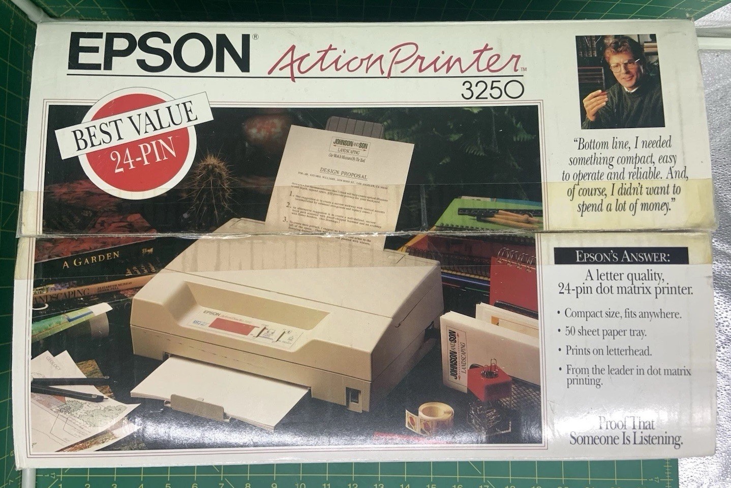 Epson ActionPrinter 3250 24 Pin Dot Matrix Printer Brand New OPEN BOX ACTP3250