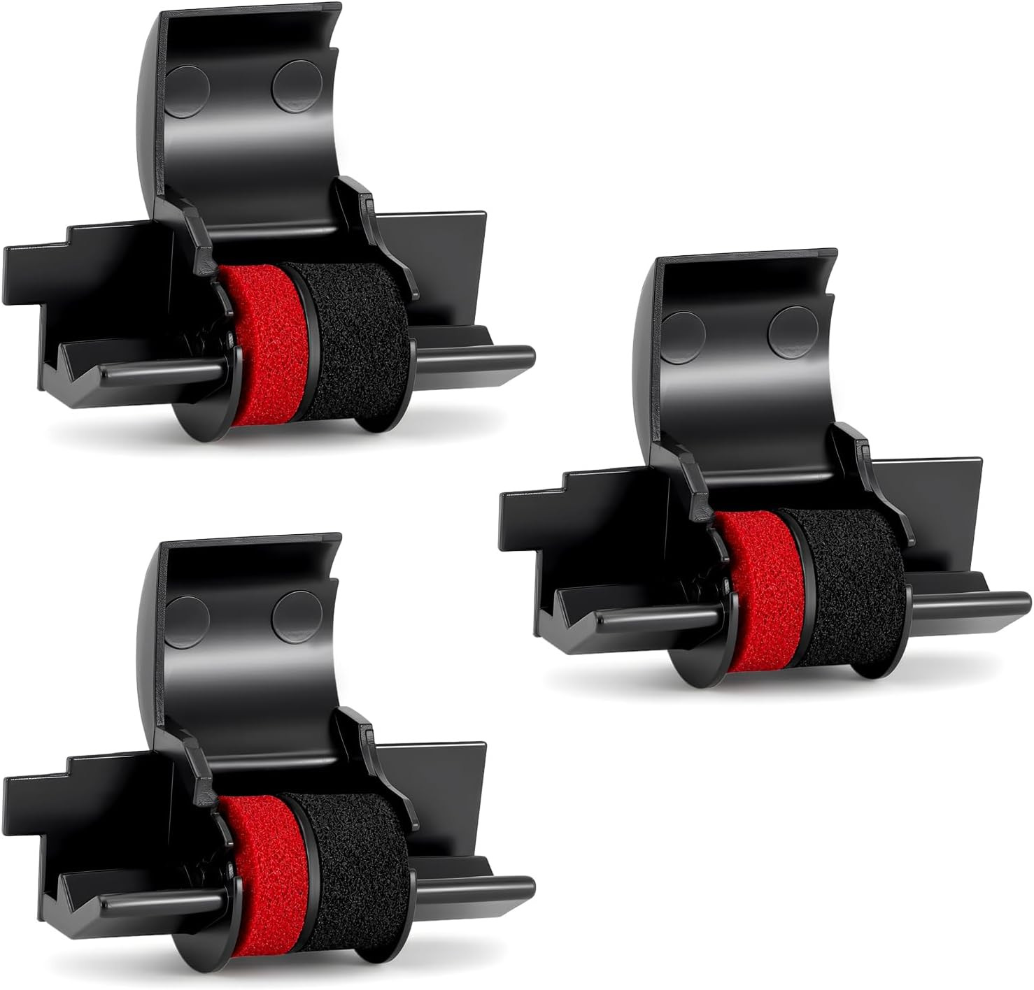 Compatible Calculator Ink Ribbon Roller 3 Pack, IR-40T CP-13 Black/Red