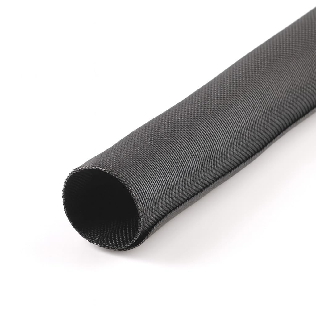 Woven Mesh Split-Sleeve Wire Loom for High-Temperature Automotive Harness and...