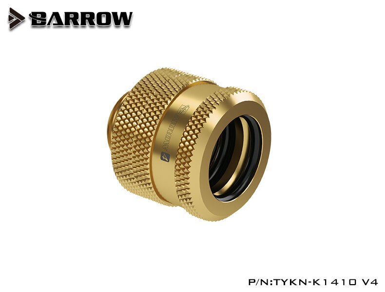 Barrow G1/4'' Hand Compression OD12/14/16mm Hard Tube Fitting TYKN-K1410 V4