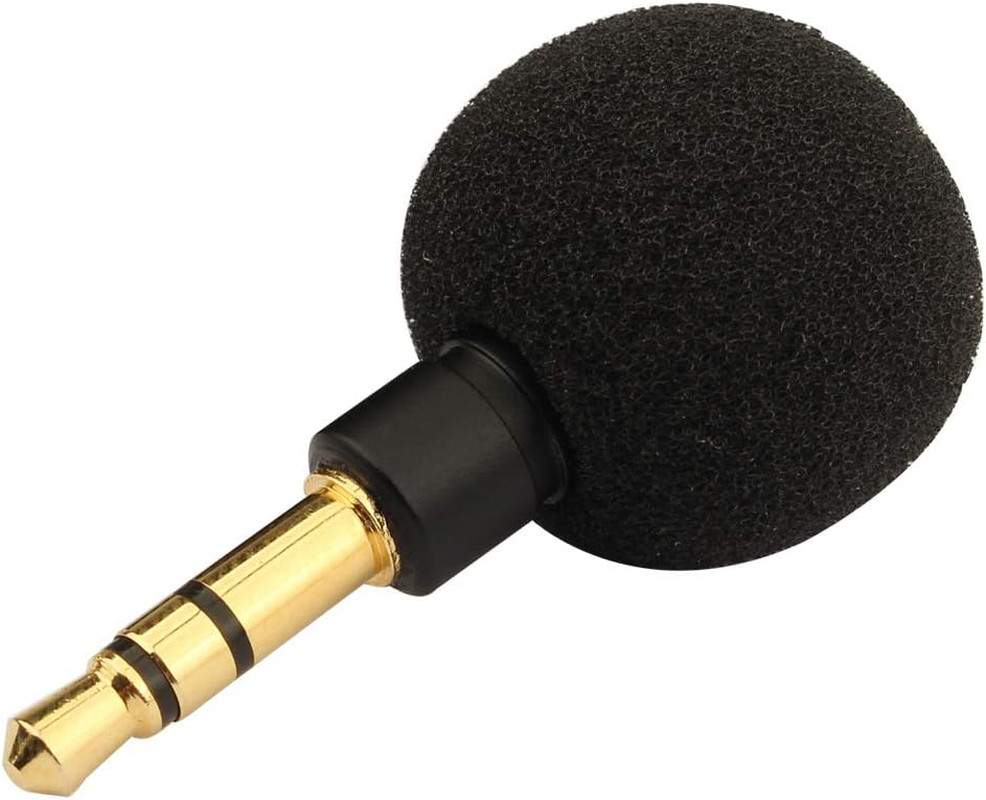 3.5Mm Mini Portable Stereo Mic for Phone, PC, Tablet, Plug & Play