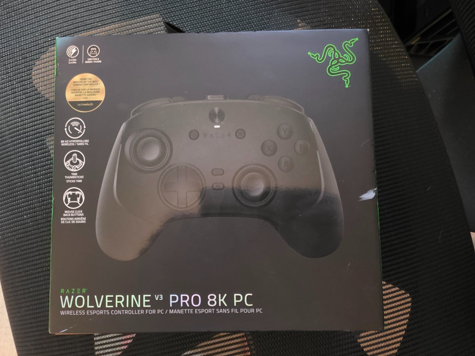 Razer Wolverine V3 Pro 8K Wireless Controller for PC - READ DESCRIPTION Used