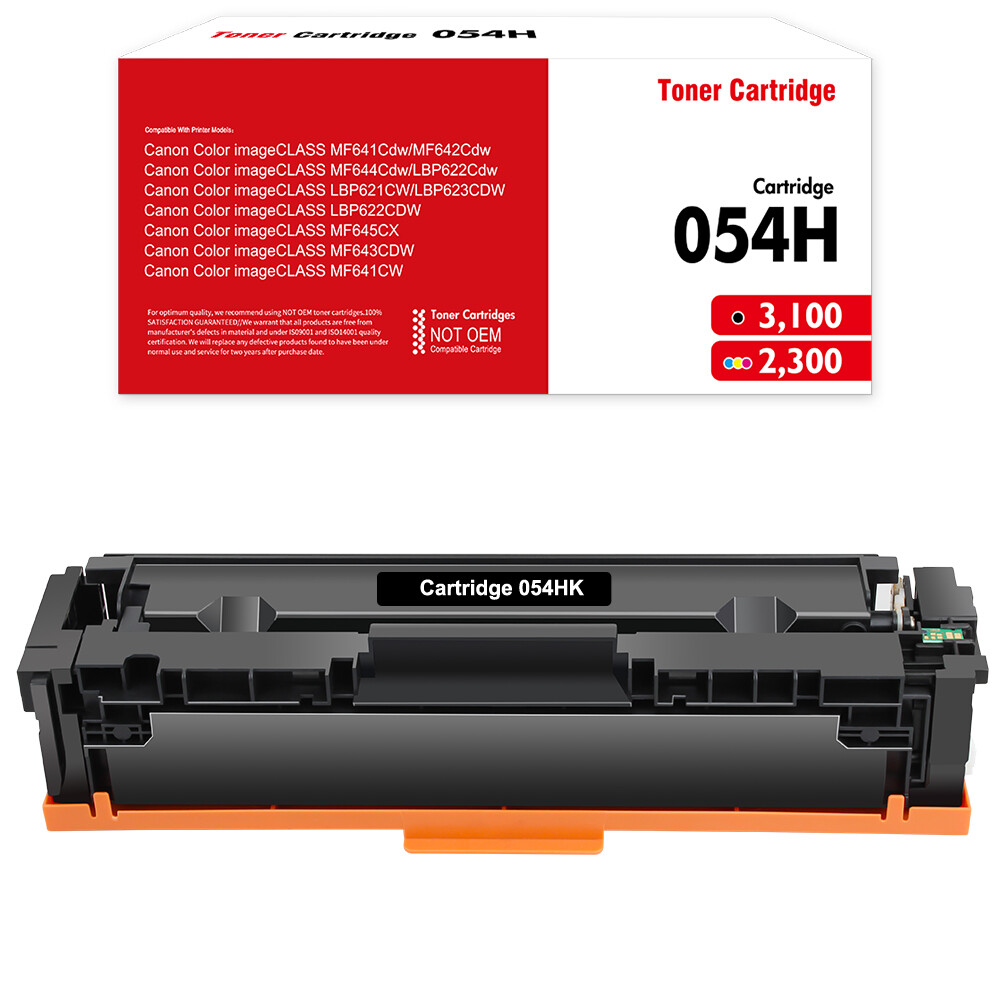 054 054H Set Toner for Canon 054 Imageclass MF641Cw MF644cdw MF642cdw LBP620 Lot