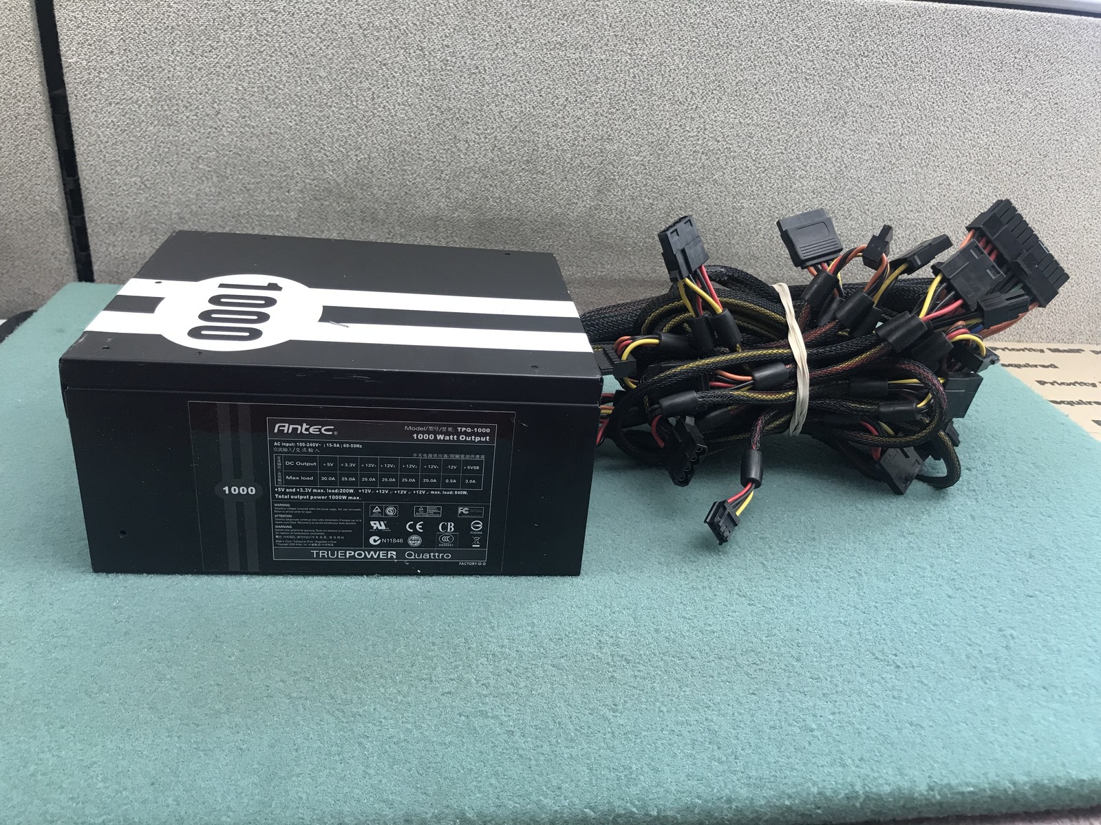 Antec TruePower Quattro TPQ-1000 1000W ATX Power Supply - PS10A