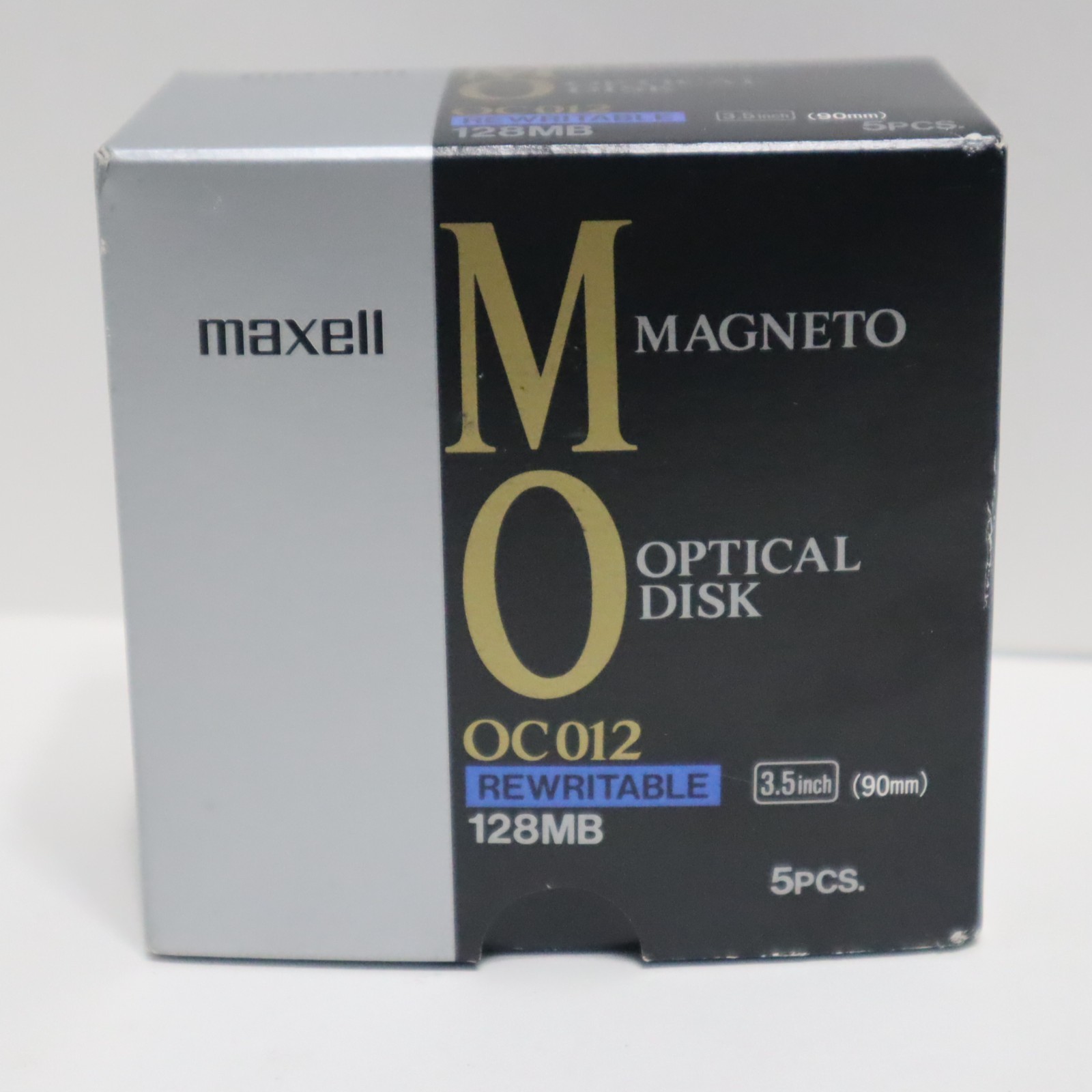 Maxell MO Magneto Optical Disk OC012 Rewritable 128mb - BRAND NEW