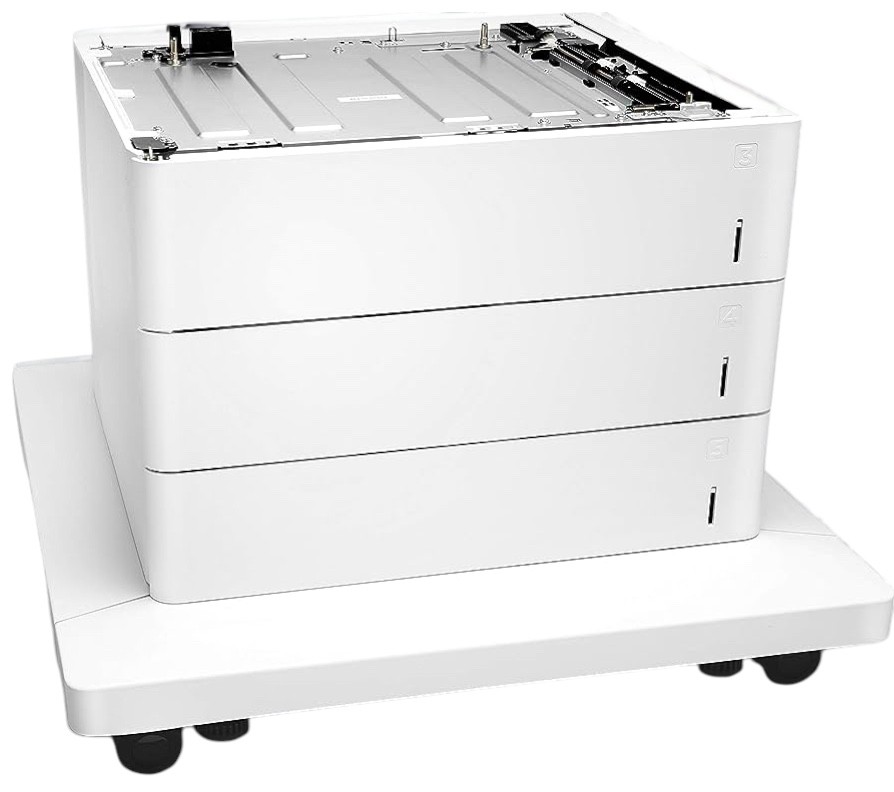 New Open Box HP Color LaserJet 3x550-Sheet Feeder Stand, P1B11A