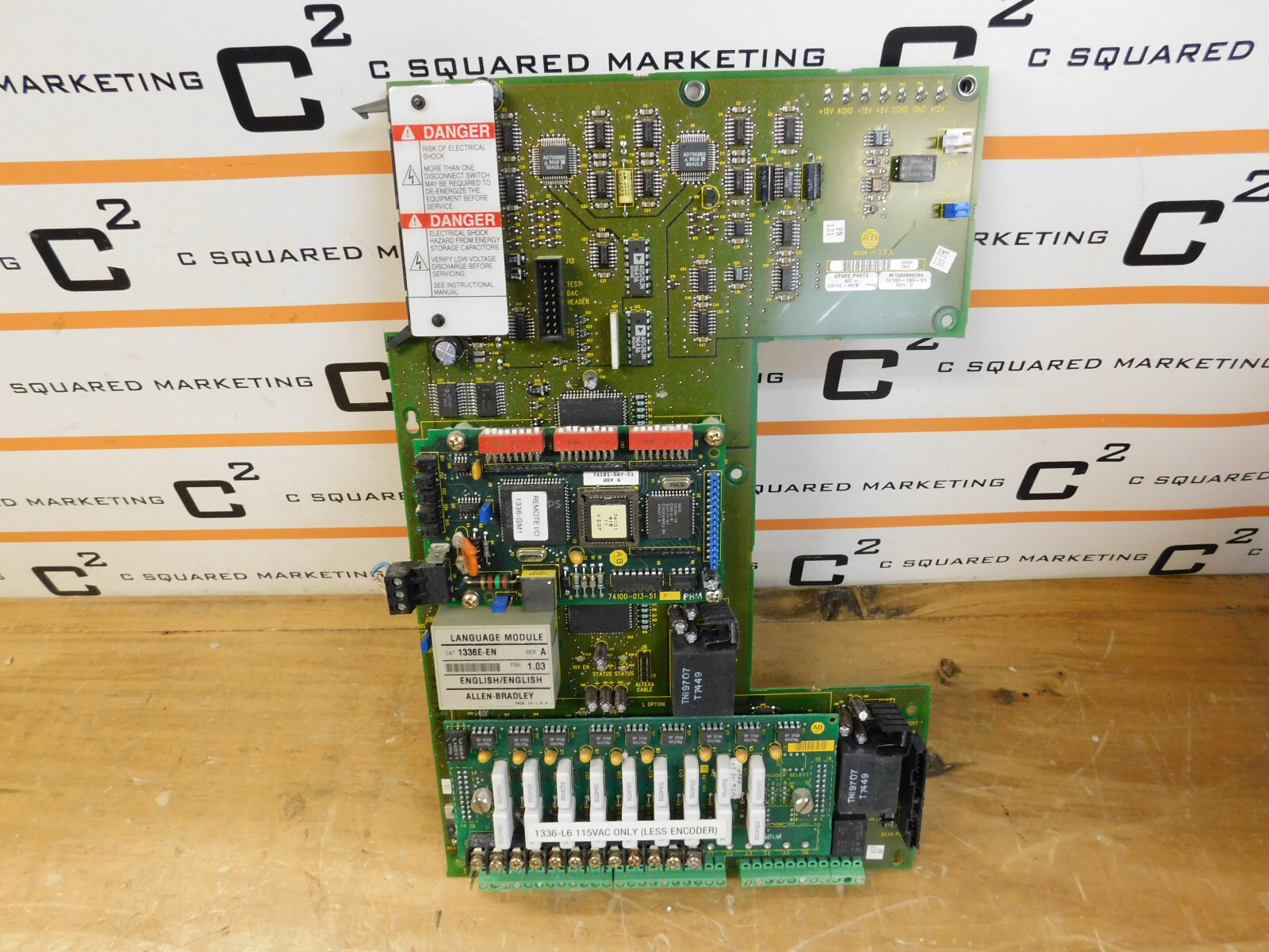 Allen Bradley 1336E-MCB-SP2A Control Board 74103-193-51 Rev D used CWP