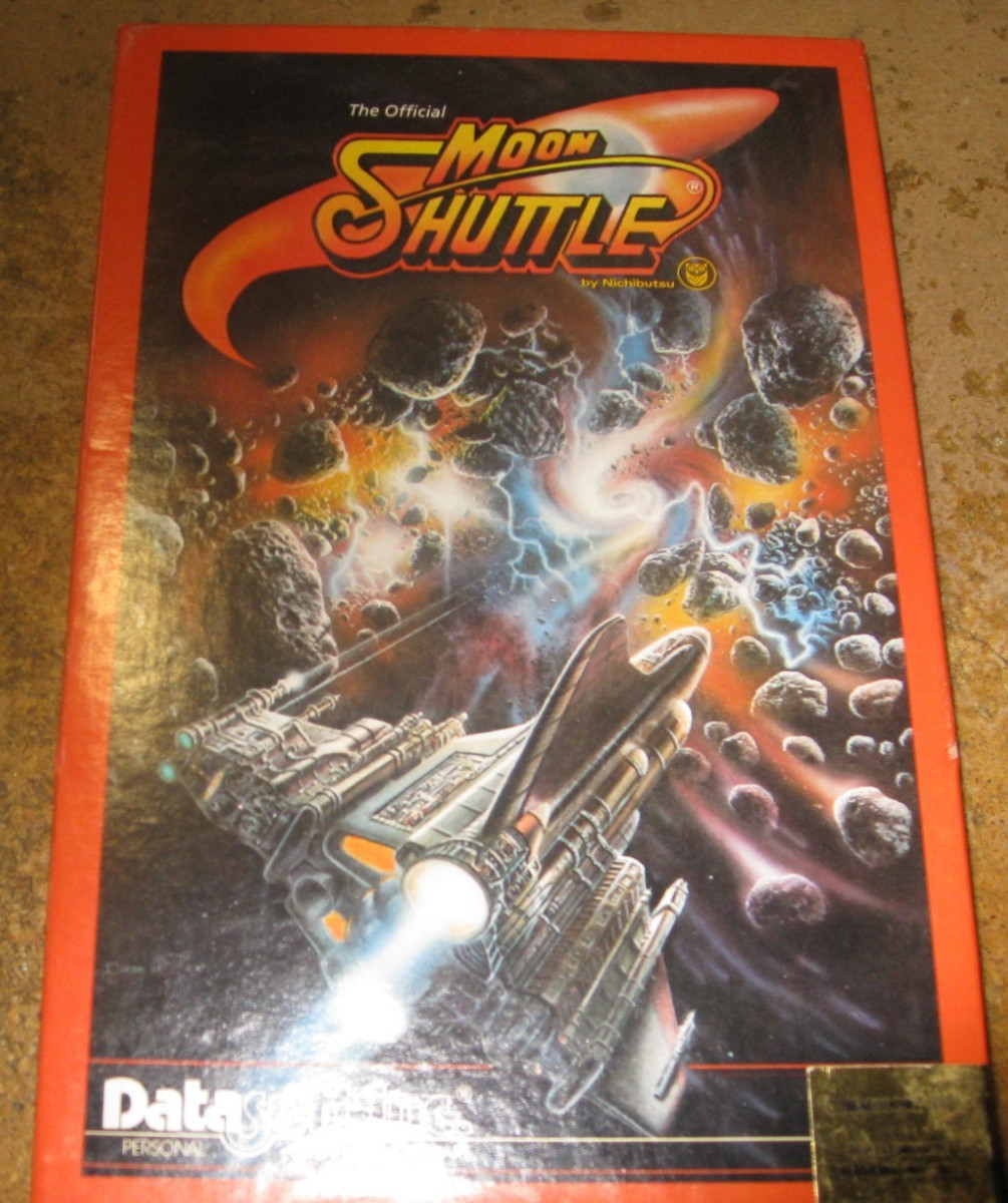 The Official Moon Shuttle Commodore 64 C64 Game 5.25" disk & Cassette