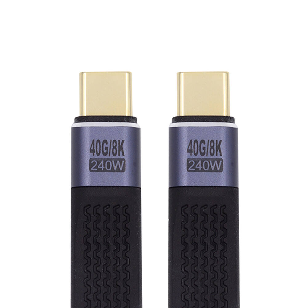 CHENYANG USB 4 Thunderbolt 100W 5A USB C Data Cable Male to Male Fast PD Cord