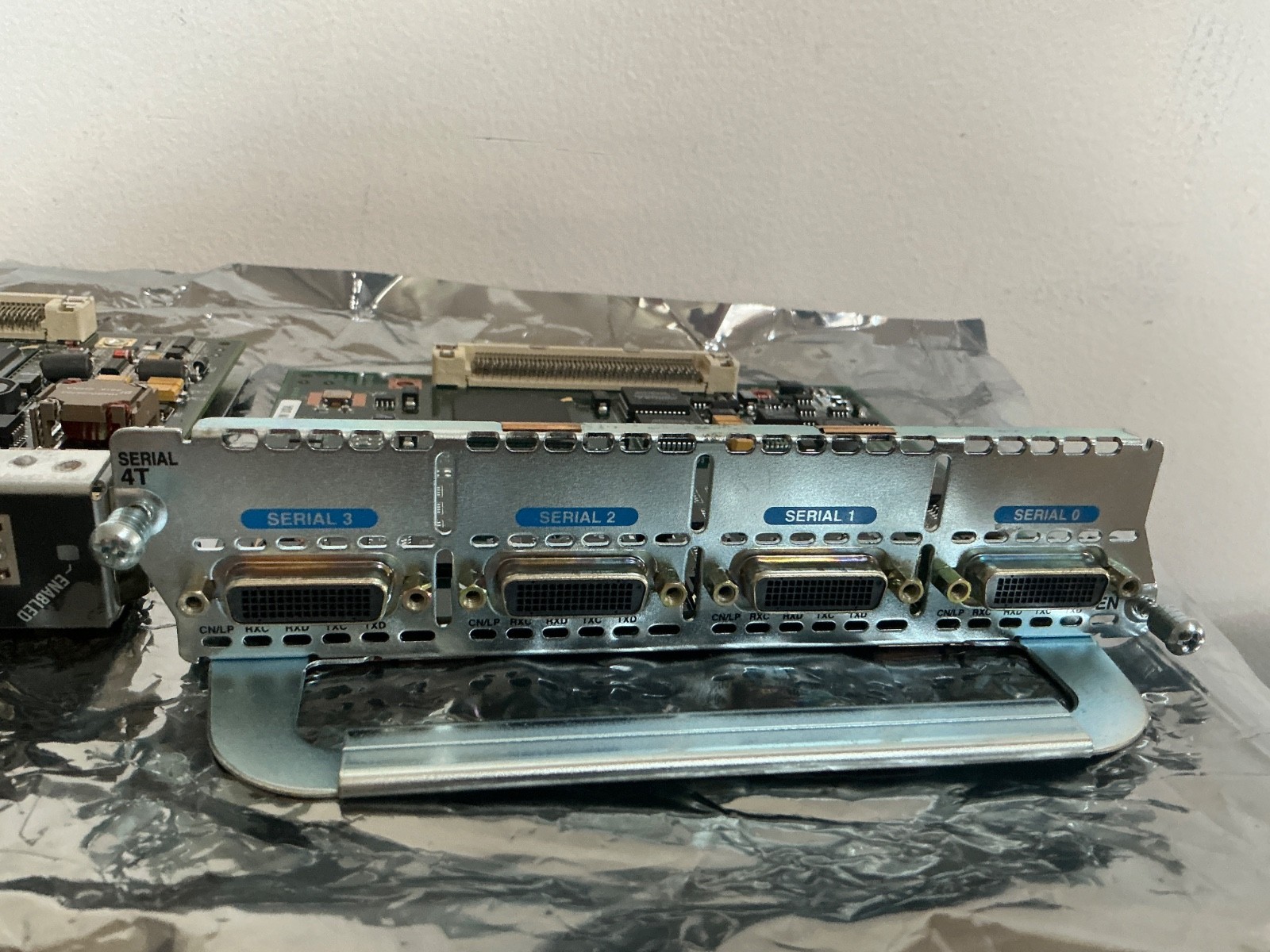 Unused Cisco Serial 4T 4-Port Smart Serial WAN Interface Module Card P/N 73-2122