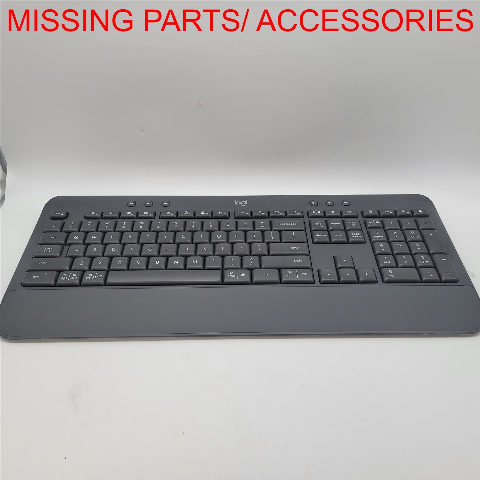 Logitech Signature MK650 Combo Wireless Keyboard, Graphite *NO DONGLE/NO MOUSE*