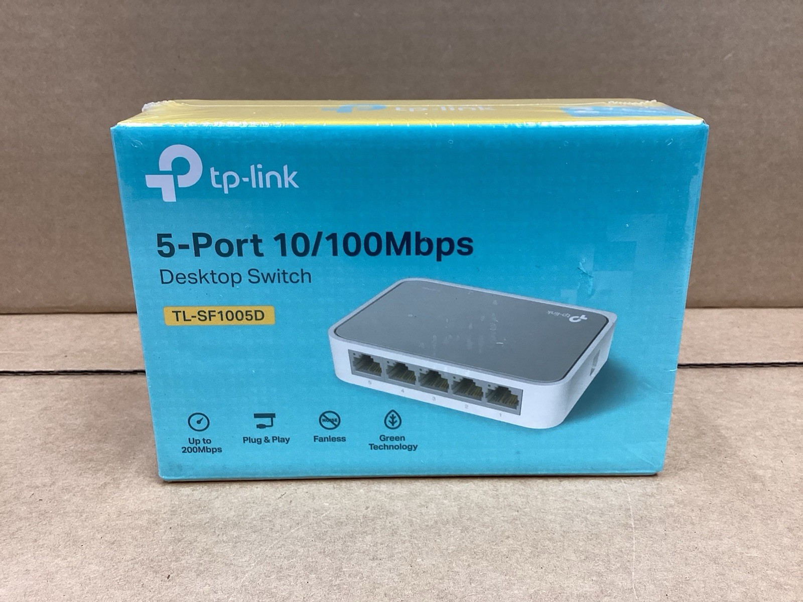 TP-Link TL-SF1005D 5-Port 10/100Mbps Fast Ethernet Desktop Switch