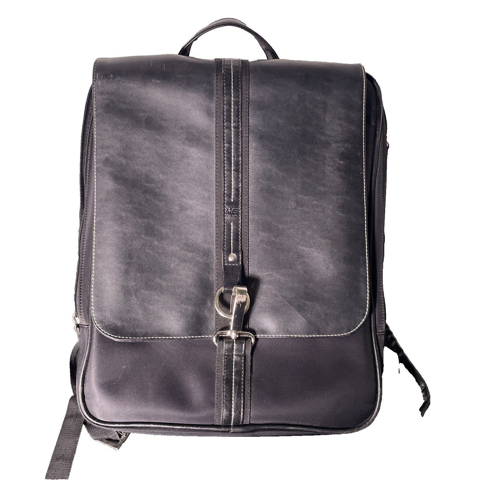Mobile Edge Black 16” Slimline Paris Laptop Backpack Executive Travel Polished
