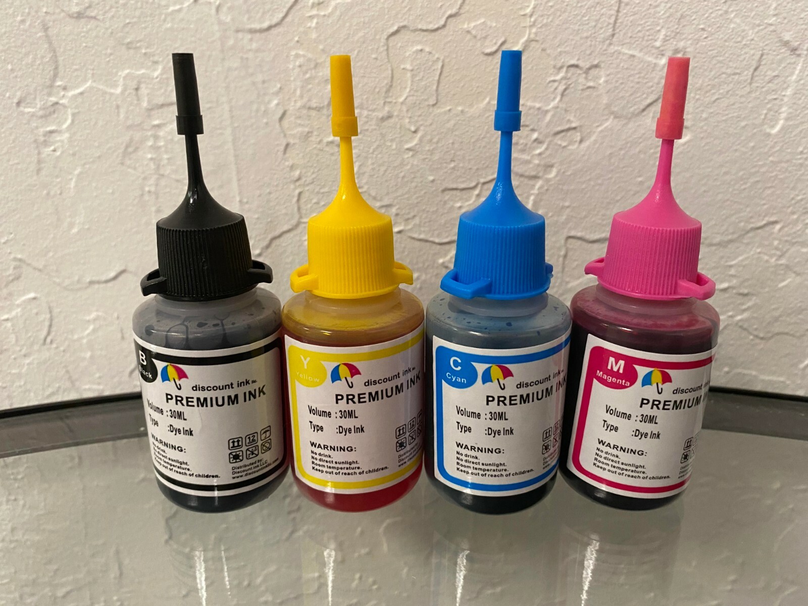 4x30ml Premium Universal Bulk Ink Refill Kit for HP Printer Cartridges