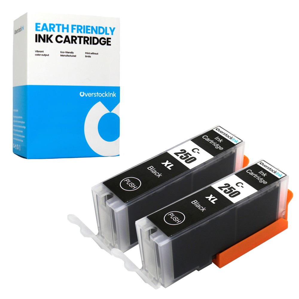 2PK OSI Compatible PGI-250XL PGBK Ink Cartridge fits Canon PIXMA iP8720 iX6820
