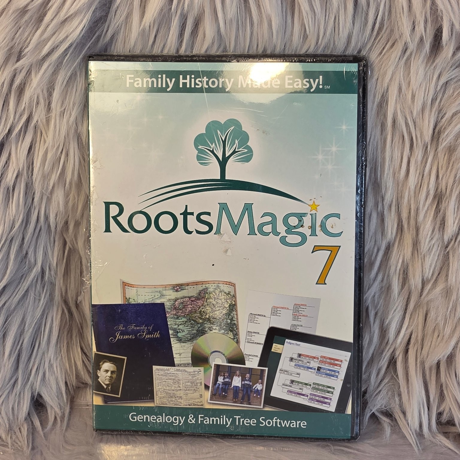 RootsMagic 7 Genealogy Family Tree Software PC CD-ROM Windows-ripped seal