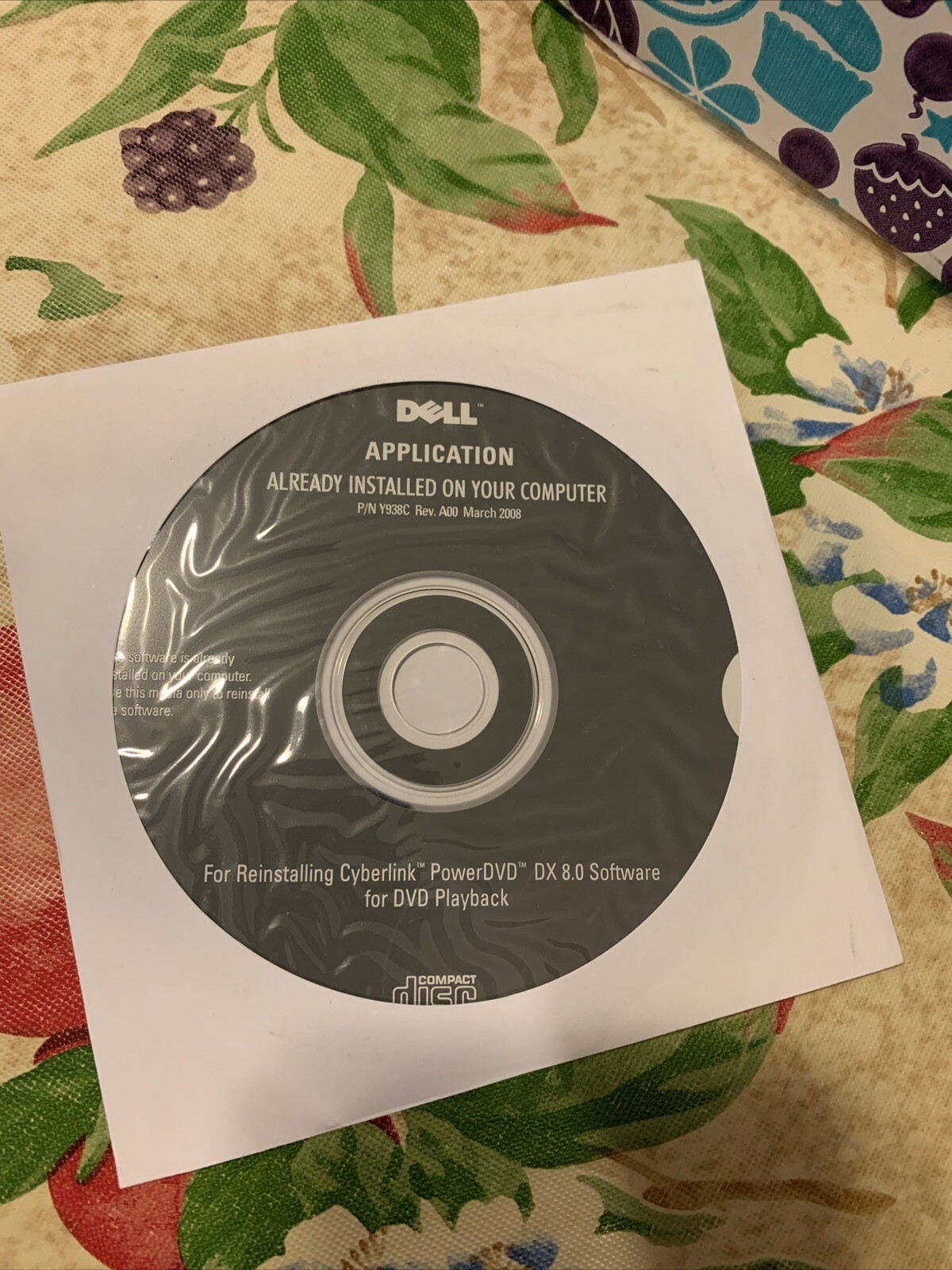 Dell App For Reinstalling Dell Cyber link PowerDVD DX 8.0 Software For DVD